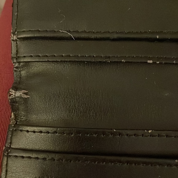 Used Kate Spade bow pattern wallet - Picture 6 of 11